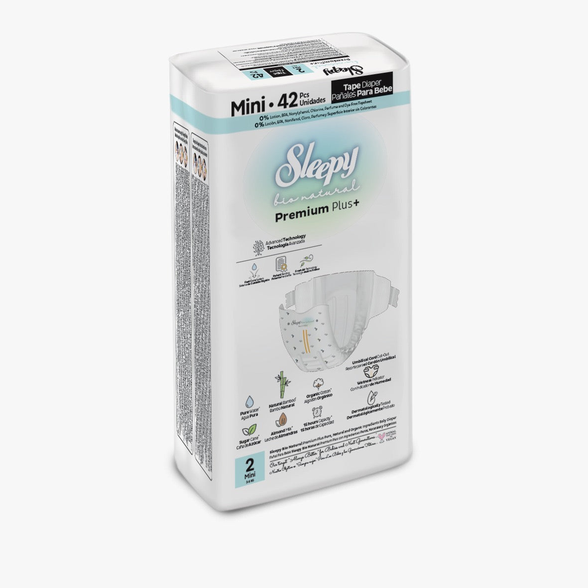 Sleepy Bio Natural Premium Babywindel Größe 2