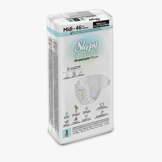 Sleepy Bio Natural Premium Babywindel Größe 3