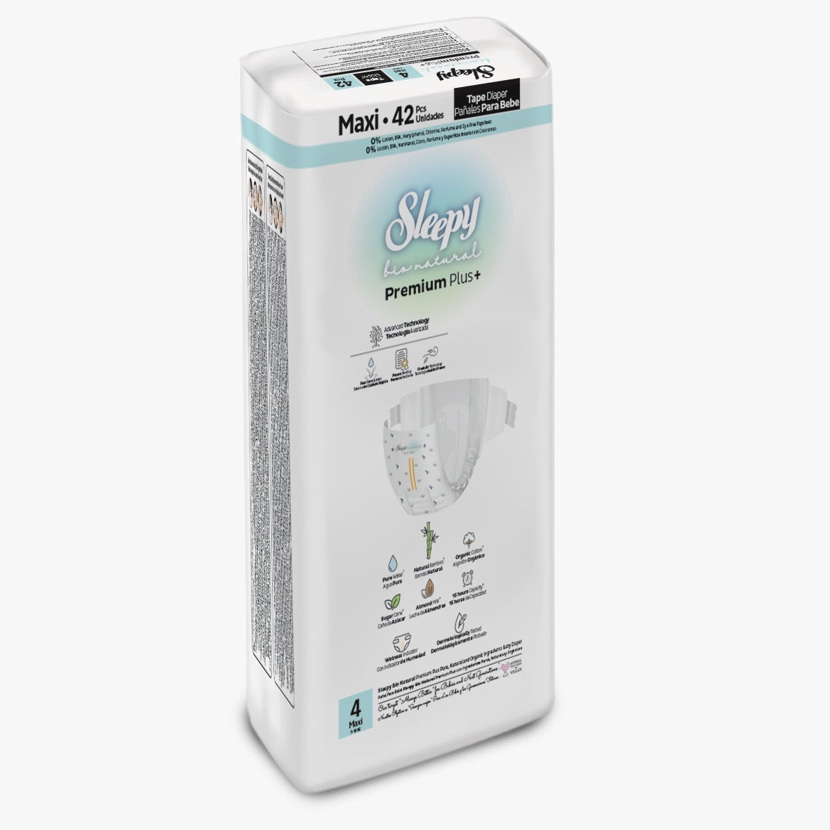 Sleepy Bio Natural Premium Babywindel Größe 4