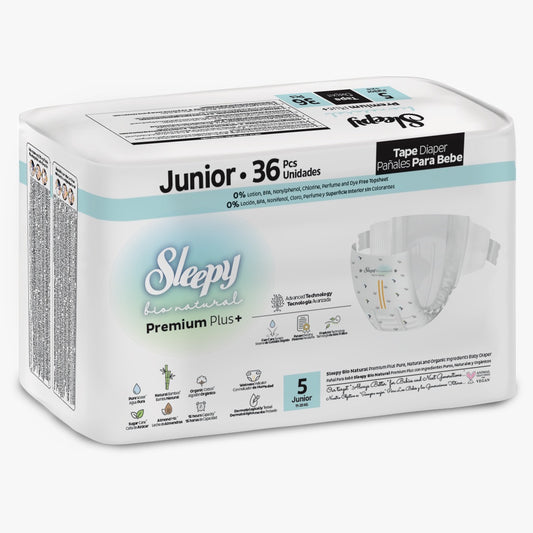 Sleepy Bio Natural Premium Babywindel Größe 5